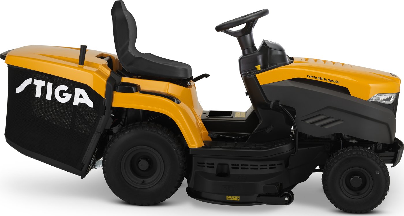 Stiga Rasentraktor Estate 598 W Special HONDA - Winterpaket mit Schneeschild und Schneeketten – Bild 3